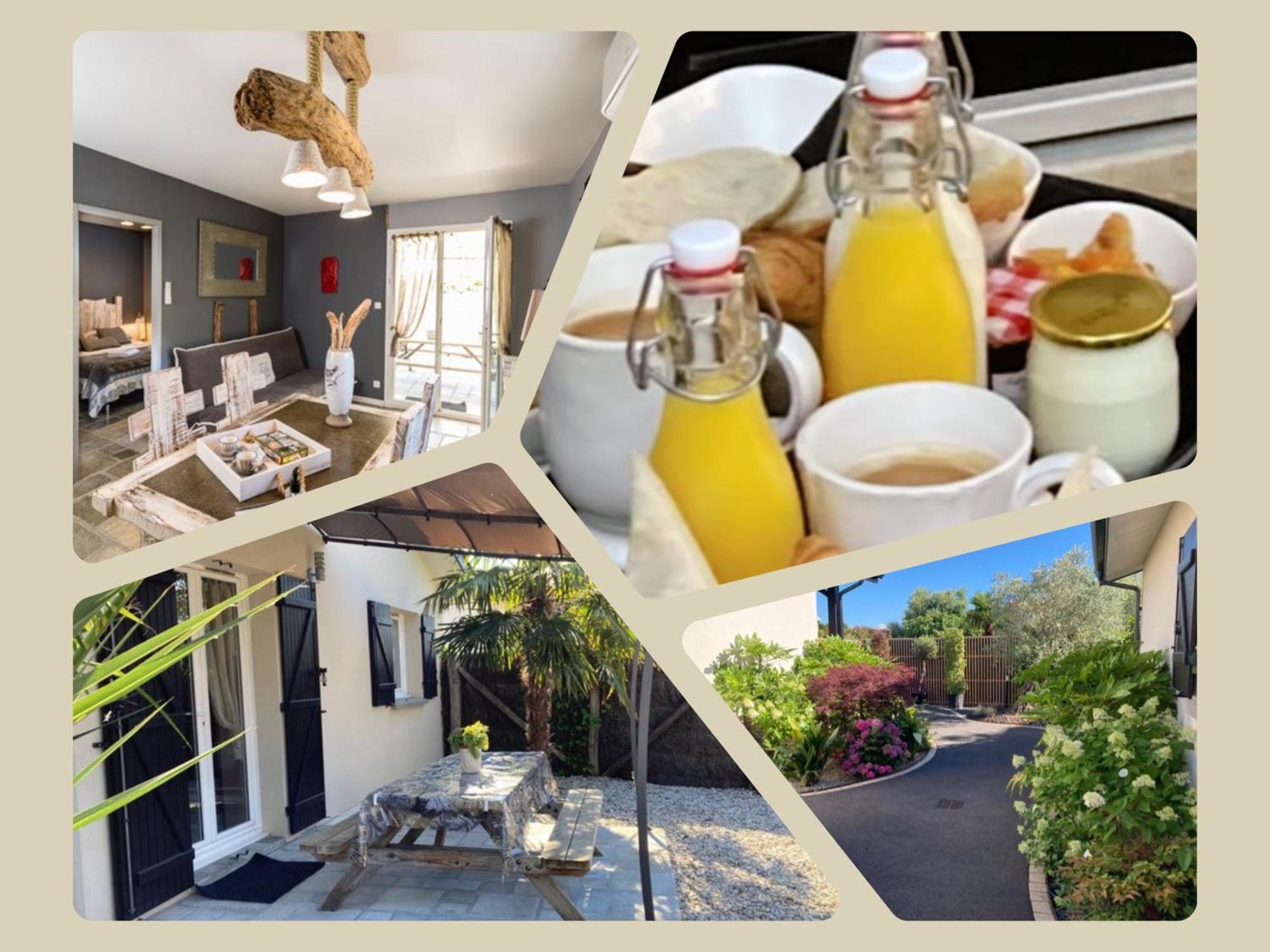 Charme & Confort- Les Cottages Du Bassin D'Arcachon- Petit-Dejeuner Sur Demande - Nuitee, Court Sejour, Semaine Gujan-Mestras Bagian luar foto